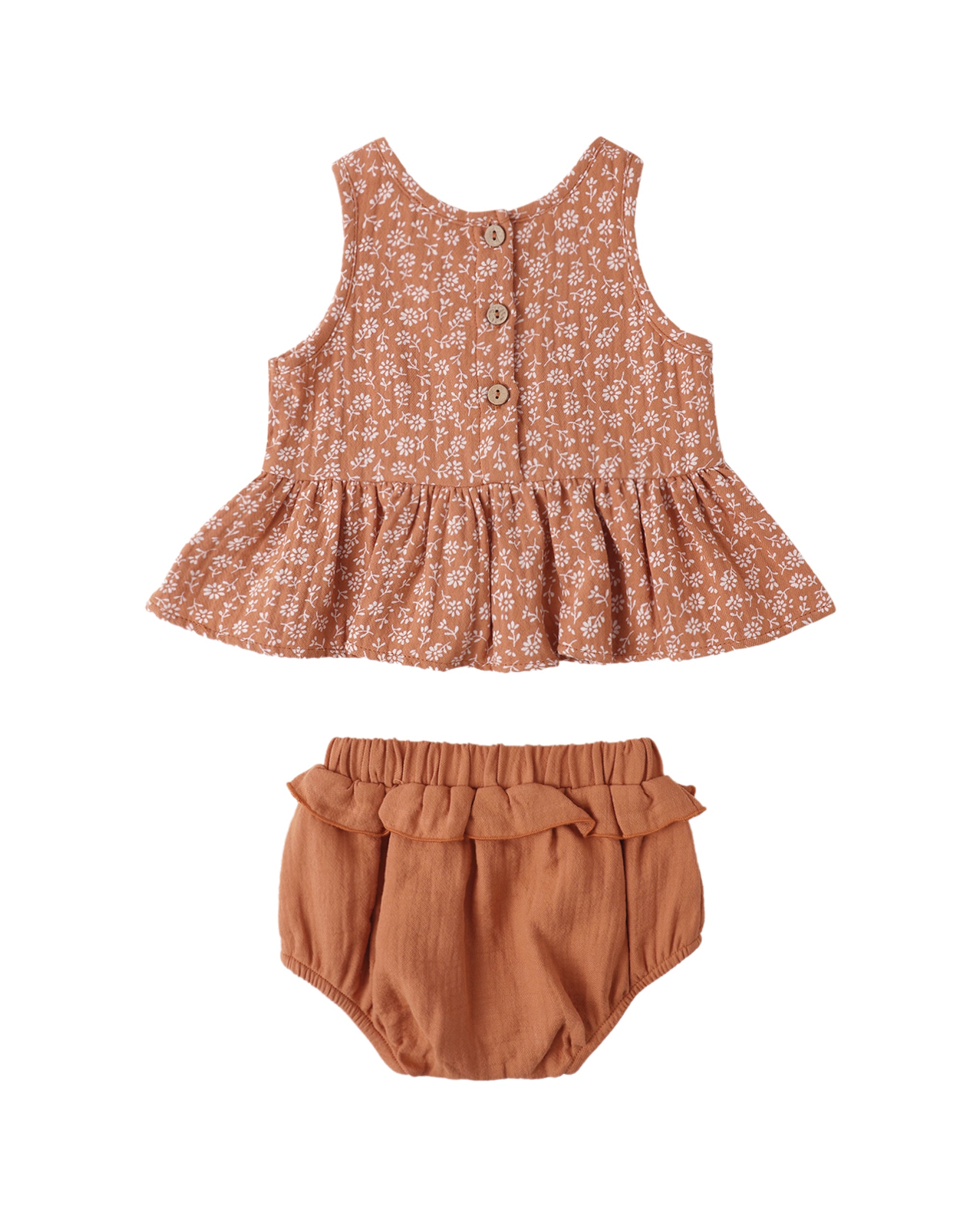 Poppy Floral Peplum Set