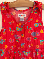 Vintage Gymboree Red Floral Sundress