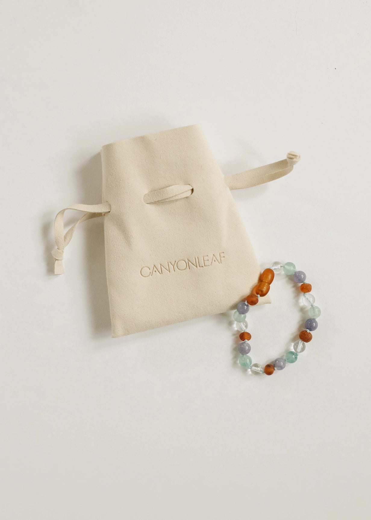 Baltic Sea Amber + Natural Gemstone Bracelet