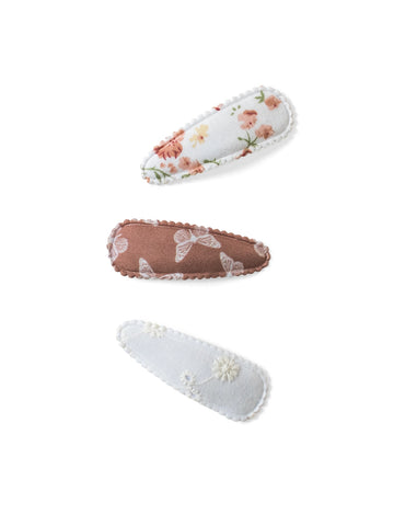 Baby Hair Clips 3 Pack - Butterfly