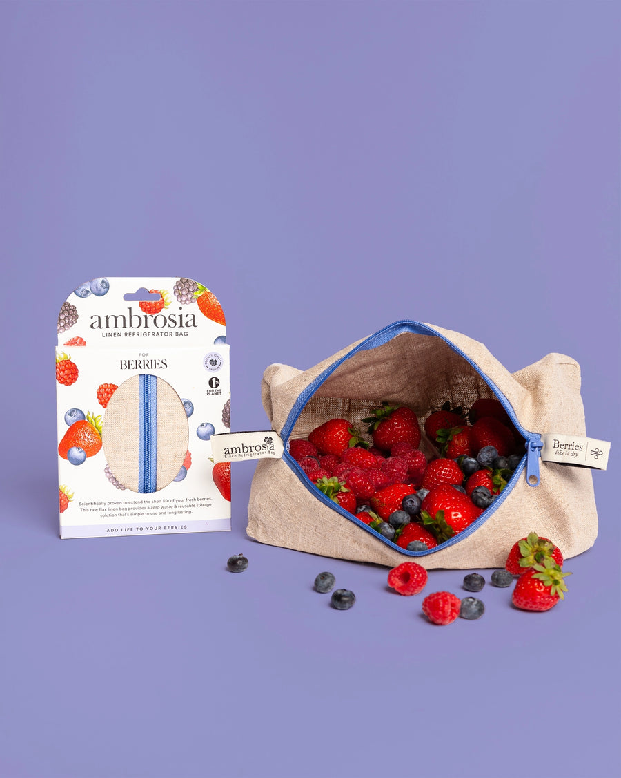 Linen Refrigerator Bag For Berries