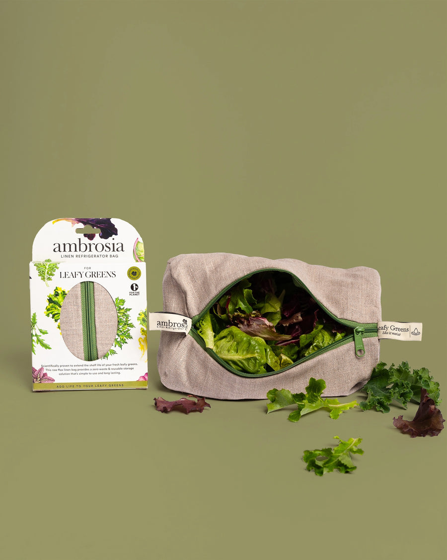 Linen Refrigerator Bag For Leafy Greens