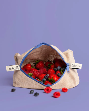 Linen Refrigerator Bag For Berries