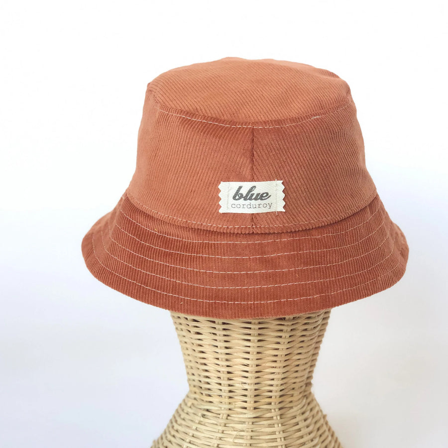 Rust Corduroy Bucket Hat