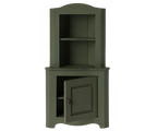Dark Green Miniature Corner Cabinet