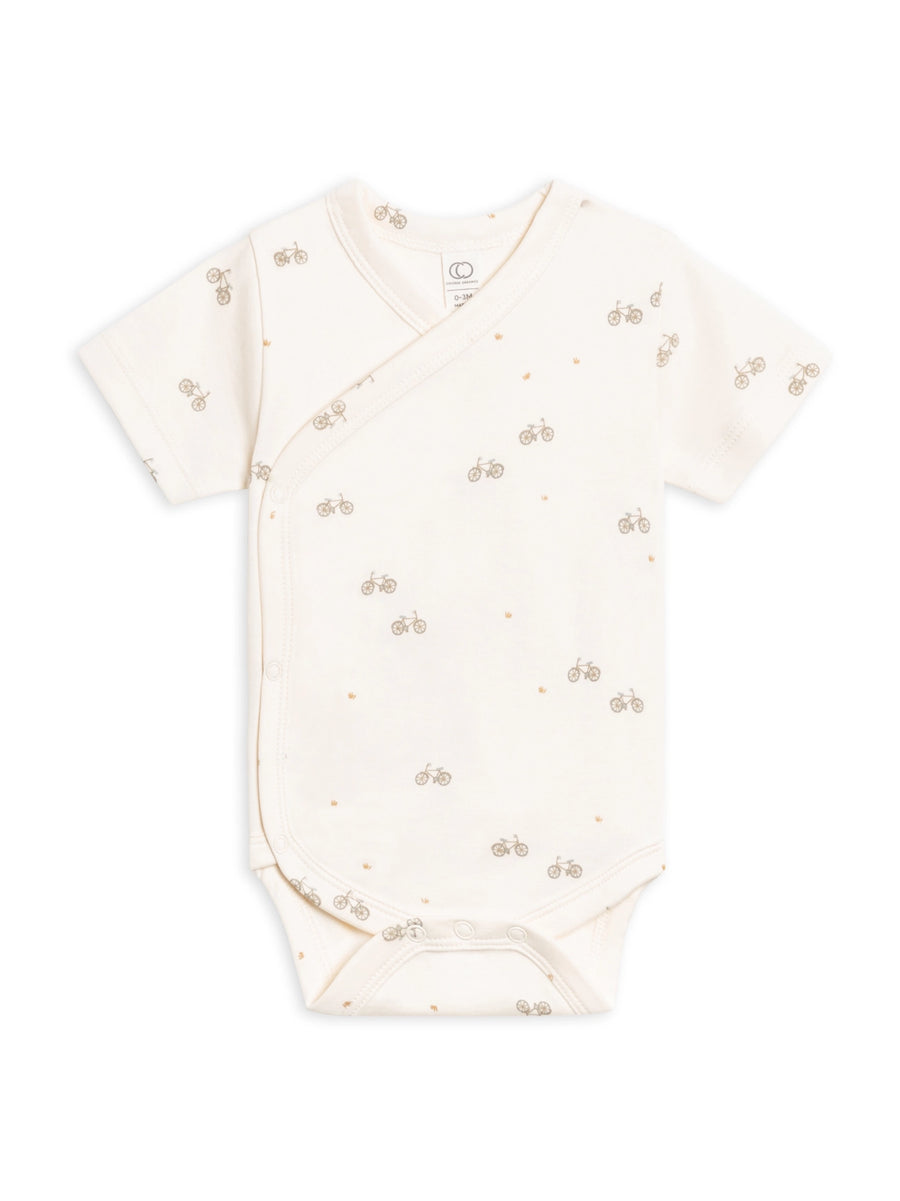 Bicycle Organic Cotton Kimono Bodysuit