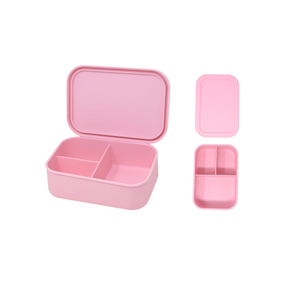 Blush Biggie Silicone Bento Box