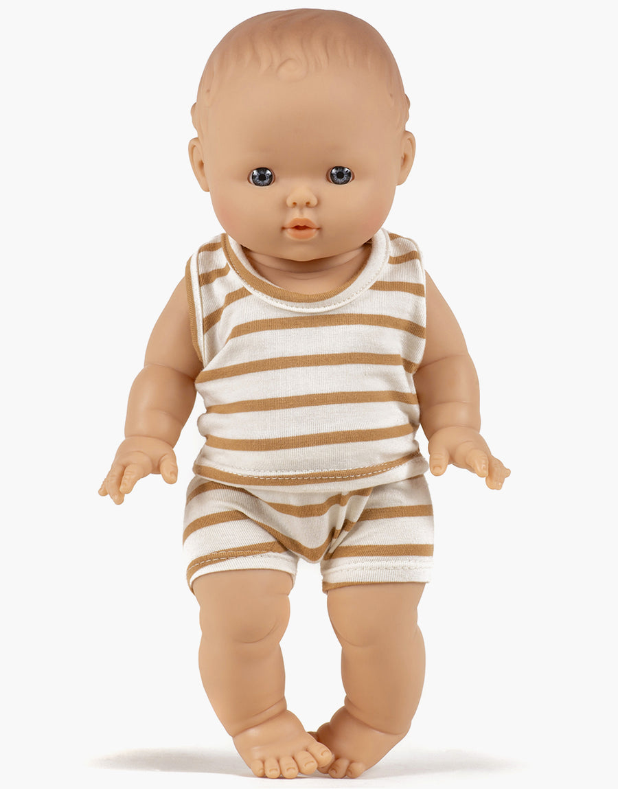 César Baby Doll in Stripes (34 cm)