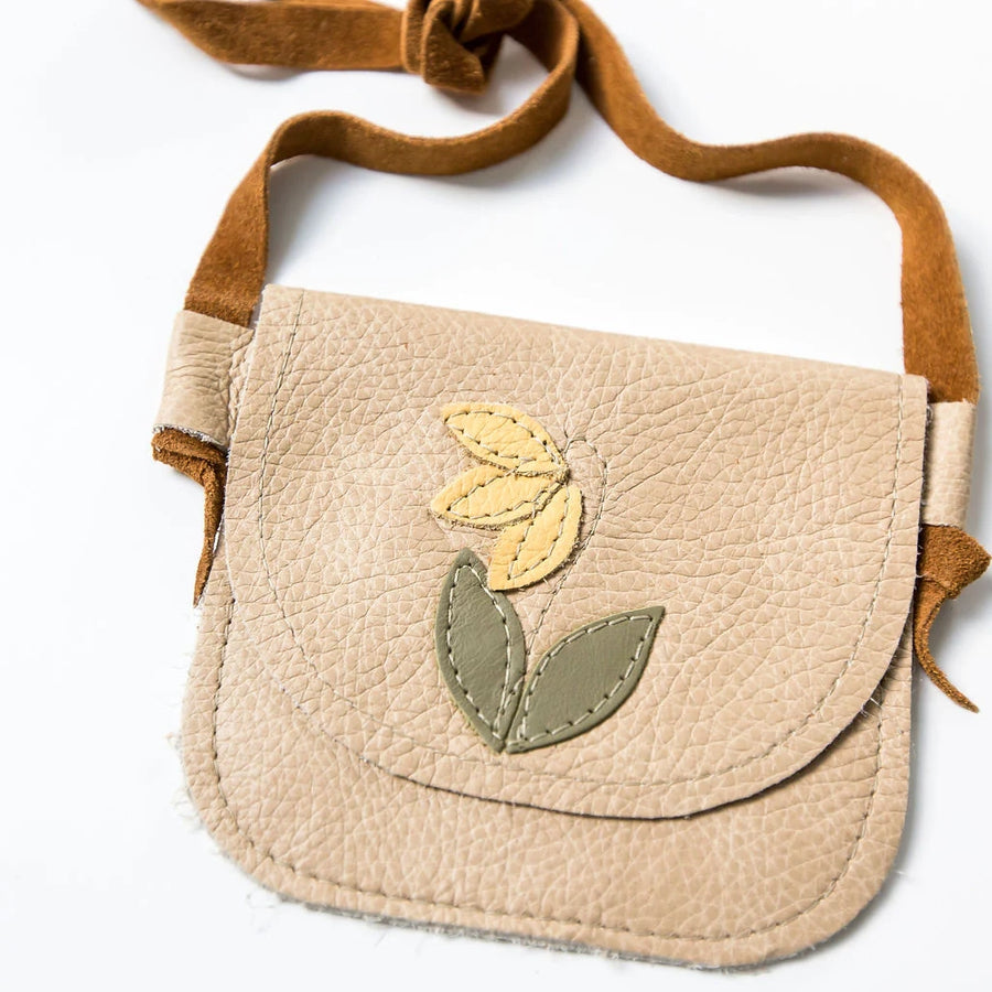 Barley Yellowbell Leather Purse