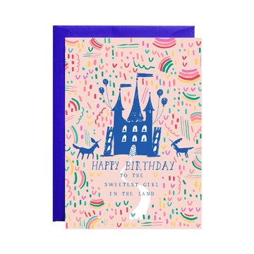 Castle Happy Birthday Greeting Card