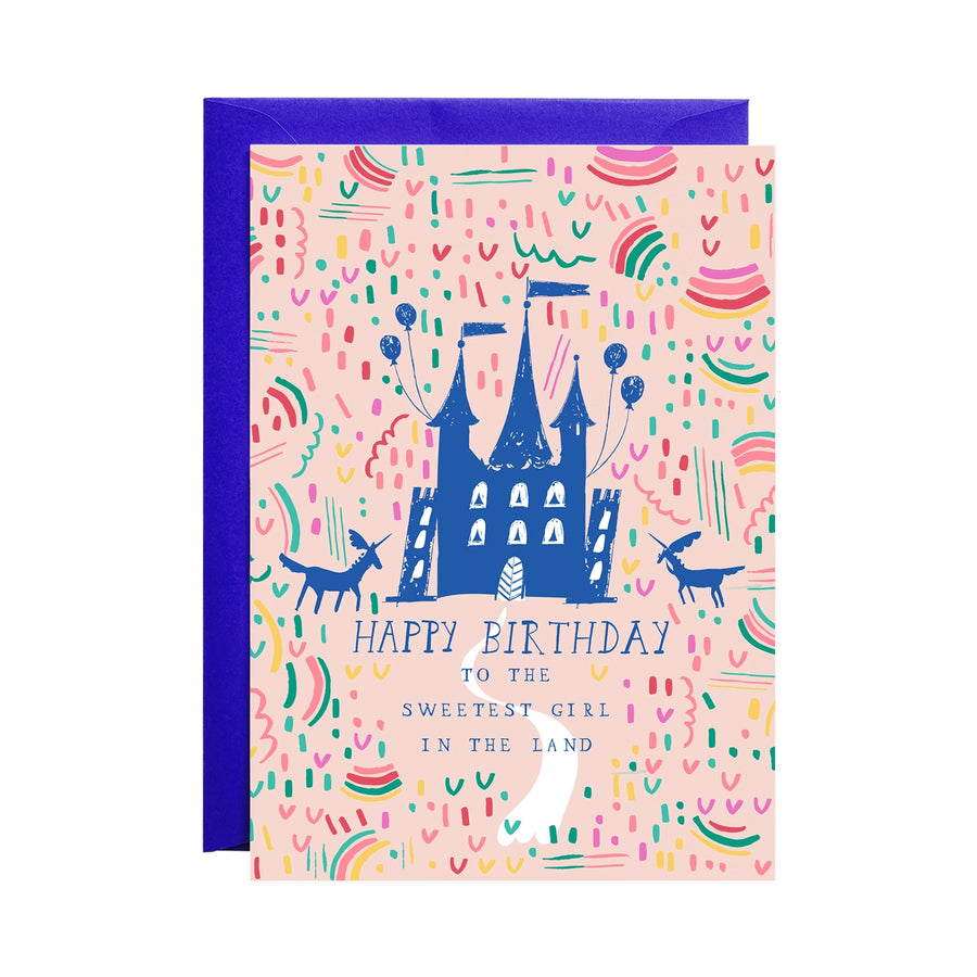 Castle Happy Birthday Greeting Card