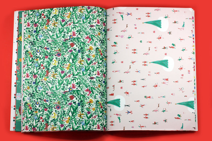 Very Delightful Holiday Wrapping Paper Book