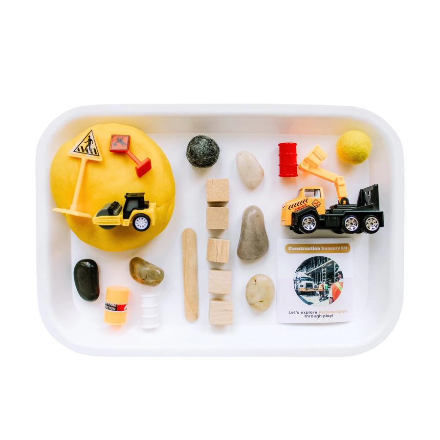 Children's Construction Sensory Play Dough Kit