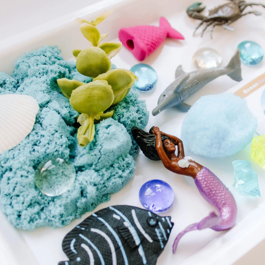 Children's Ocean Sensory Play Dough Kit