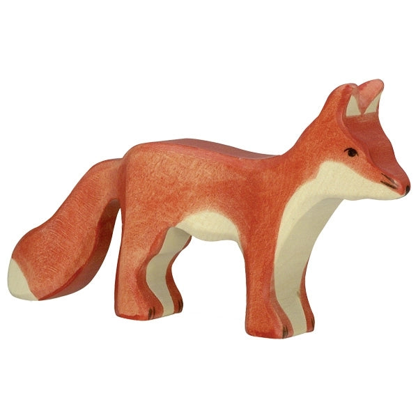 Wooden Standing Fox