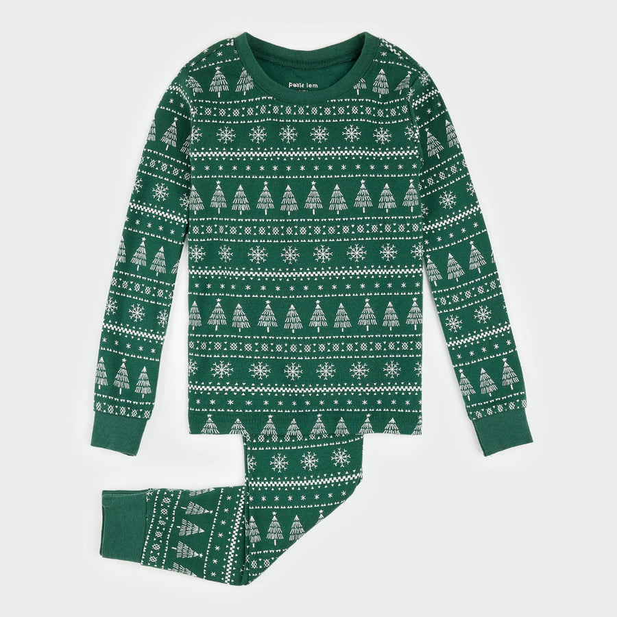 Festive Firs Fair Isle Pajama Set