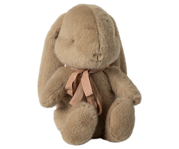 Small Dusty Brown Plush Bunny