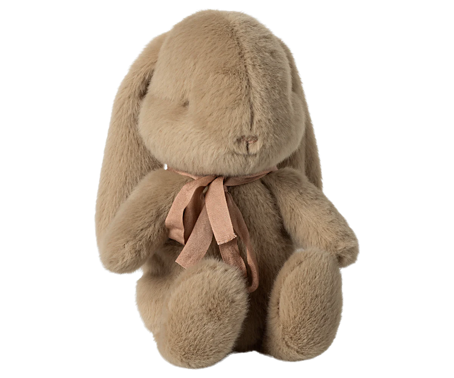 Small Dusty Brown Plush Bunny