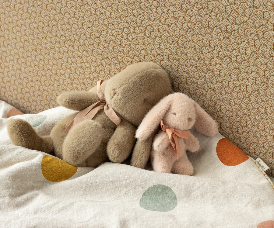 Small Dusty Brown Plush Bunny