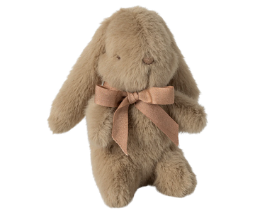 Mini Dusty Brown Plush Bunny