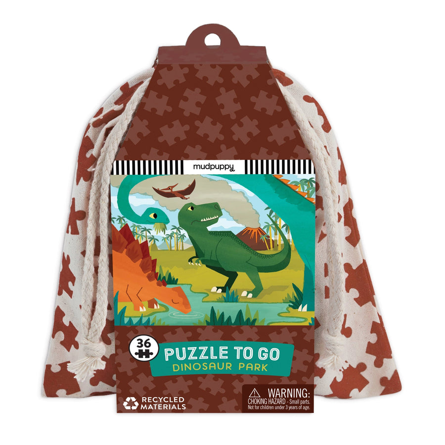 Dinosaur Park Puzzle To Go - 36 Pieces