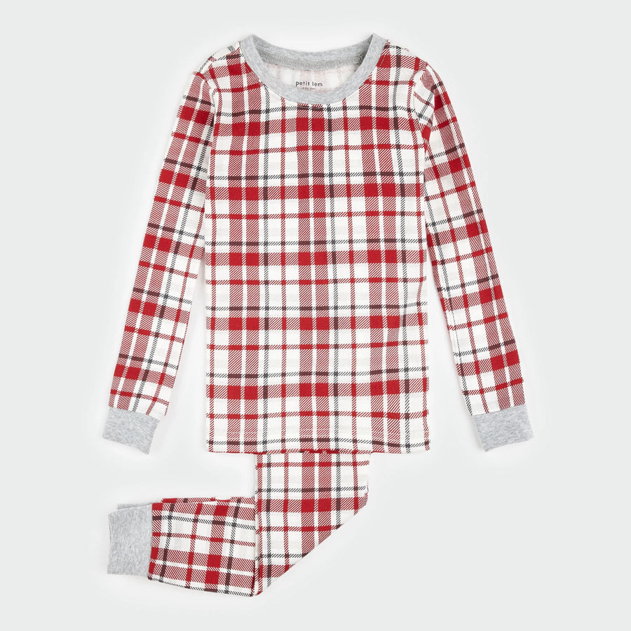 Scarlet Plaid Pajama Set