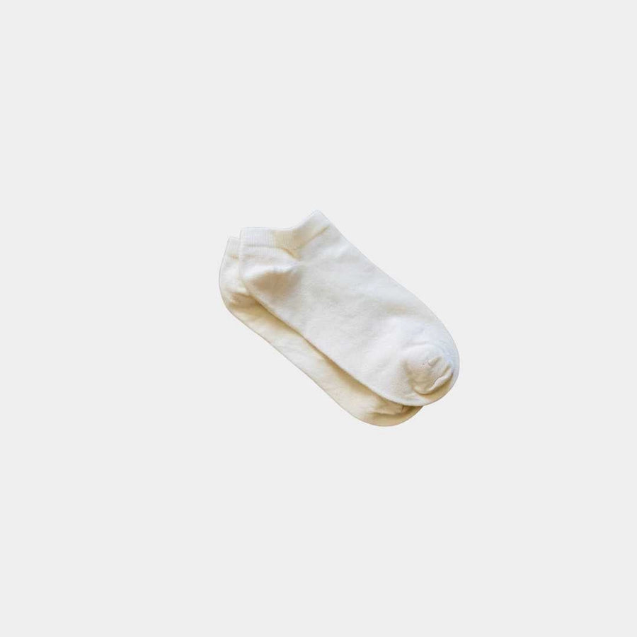 Organic Cotton Undyed Ankle Socks