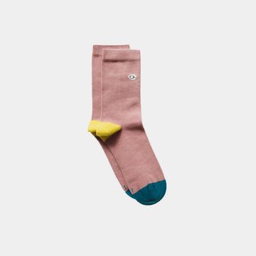 Organic Cotton Mauve Everyday Socks