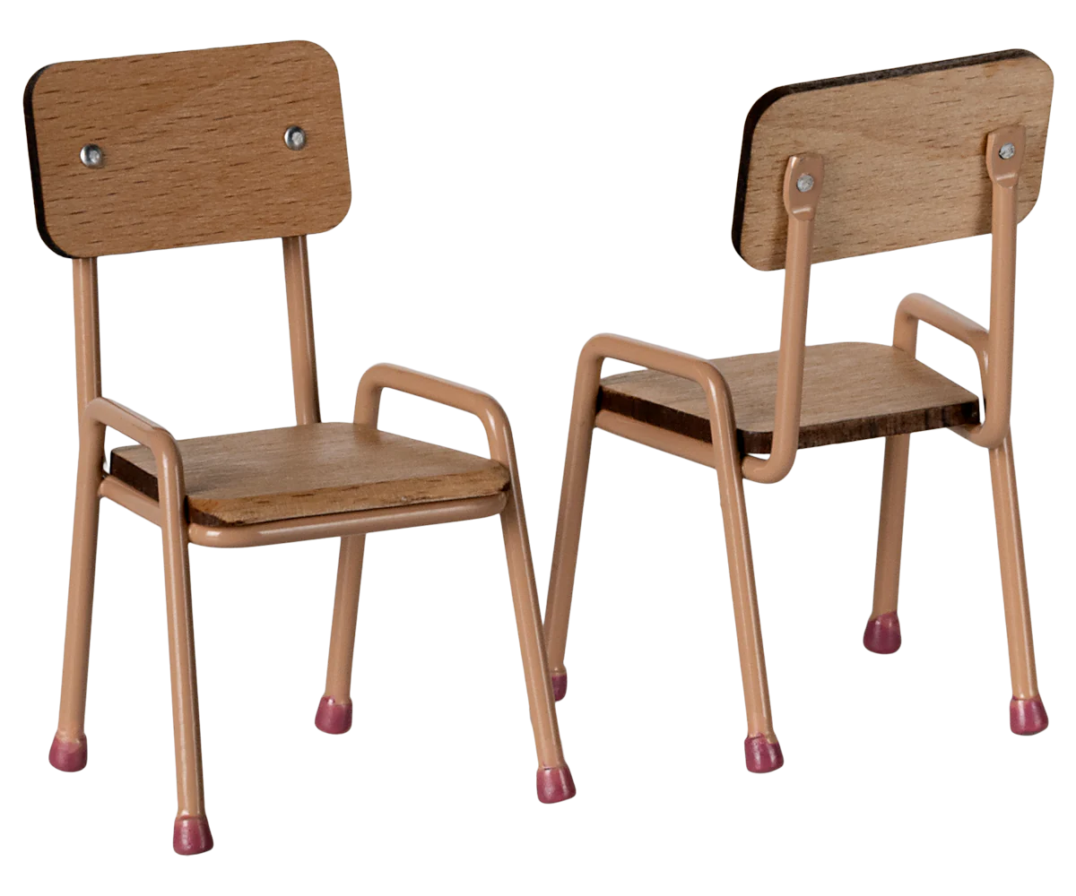 Mouse Table and Chair Set - Dark powder