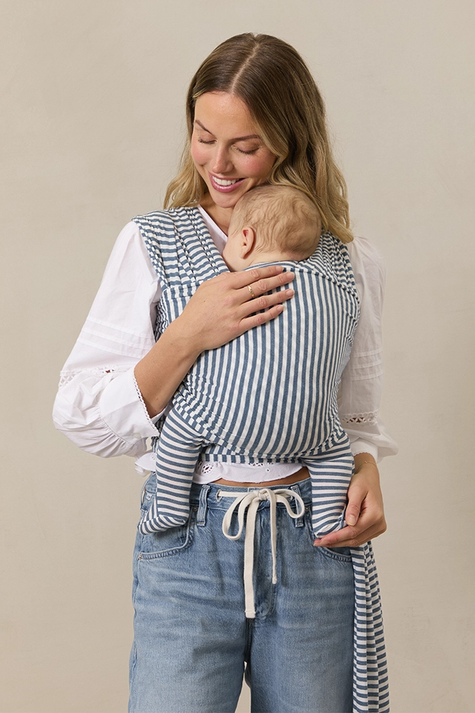 Chambray Stripe Baby Wrap