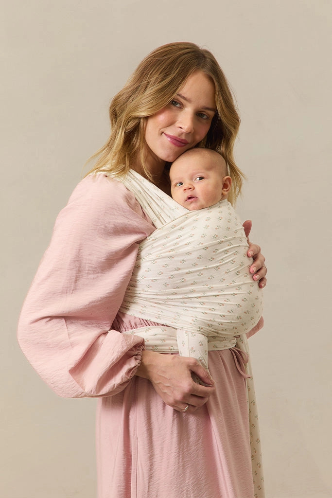 Blush Floret Baby Wrap