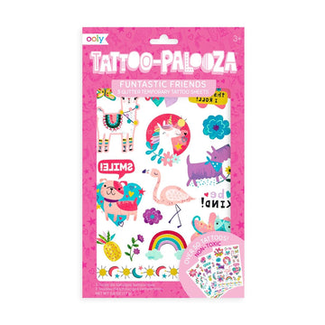 Tattoo Palooza Temporary Glitter Tattoo: Funtastic Friends