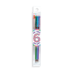 Six Click Colored Gel Pen