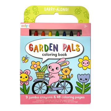 Carry Along Crayon & Coloring Book Kit - Garden Pals