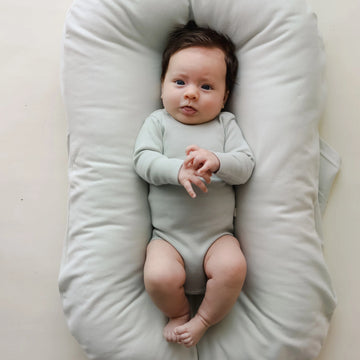 Organic Cotton Infant Lounge Cover - Sage