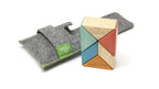 Pocket Pouch Prism Magnetic Wooden Block Set - Sunset
