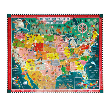 Giant USA Puzzle (48 Pieces)