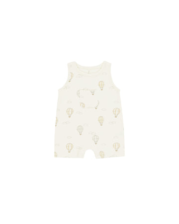 Hot Air Balloons Sleeveless Romper