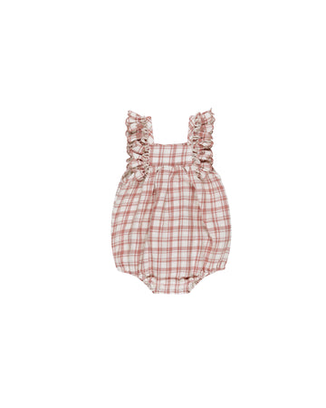 Pink Plaid Maya Romper