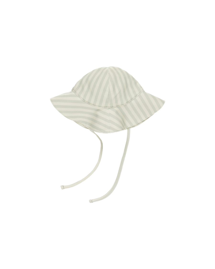 Mint Stripe Sun Hat