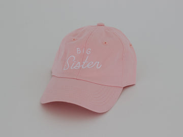 Big Sister Pink Twill Hat