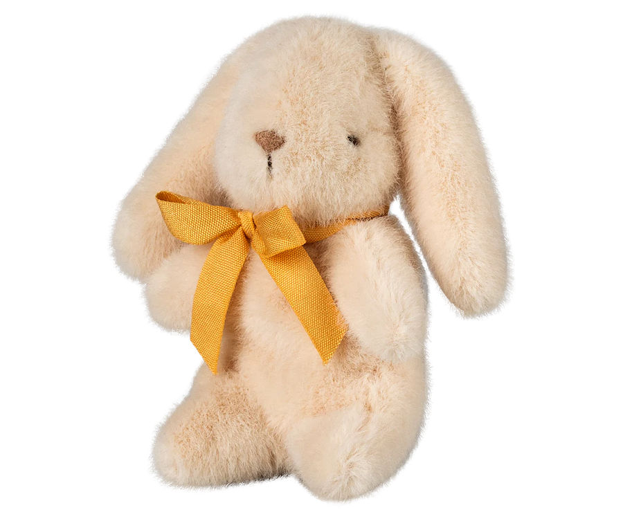 Mini Cream Plush Bunny