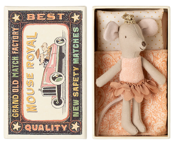Little Sister Princess Mouse in Matchbox