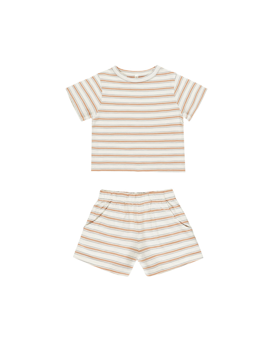 Grapefruit Stripe Play Set