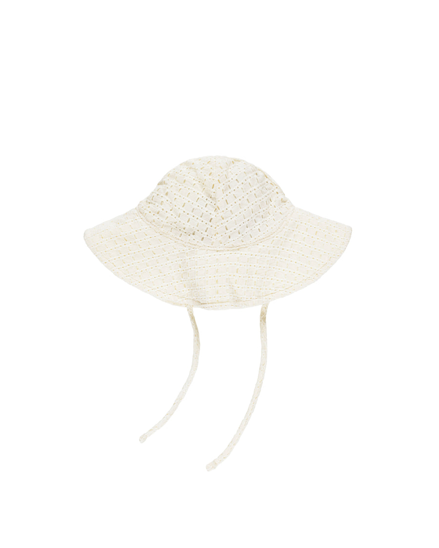 Ivory Floppy Sun Hat