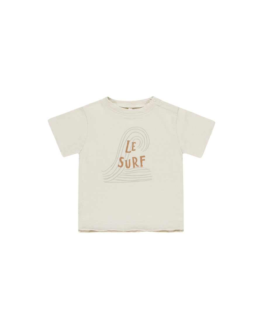 Le Surf Raw Edge Tee