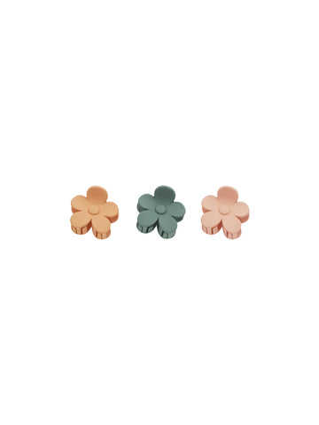 Grapefruit, Eucalyptus & Pink Flower Clip Set