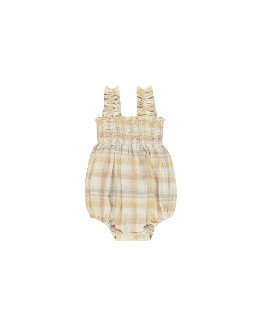 Pastel Plaid Julia Romper