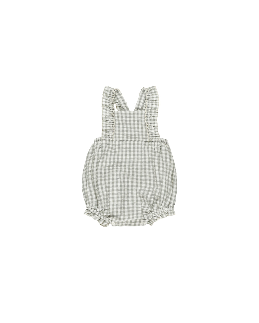 Eucalyptus Gingham Chiara Romper