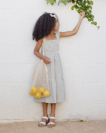 Eucalyptus Gingham Josie Dress